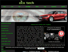 Tablet Screenshot of eco-tech.com.pl